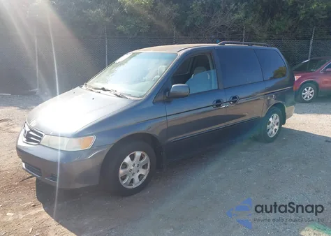 2004 Honda Odyssey Ex z USA, uszkodzony, nr VIN 5FNRL18624B044490